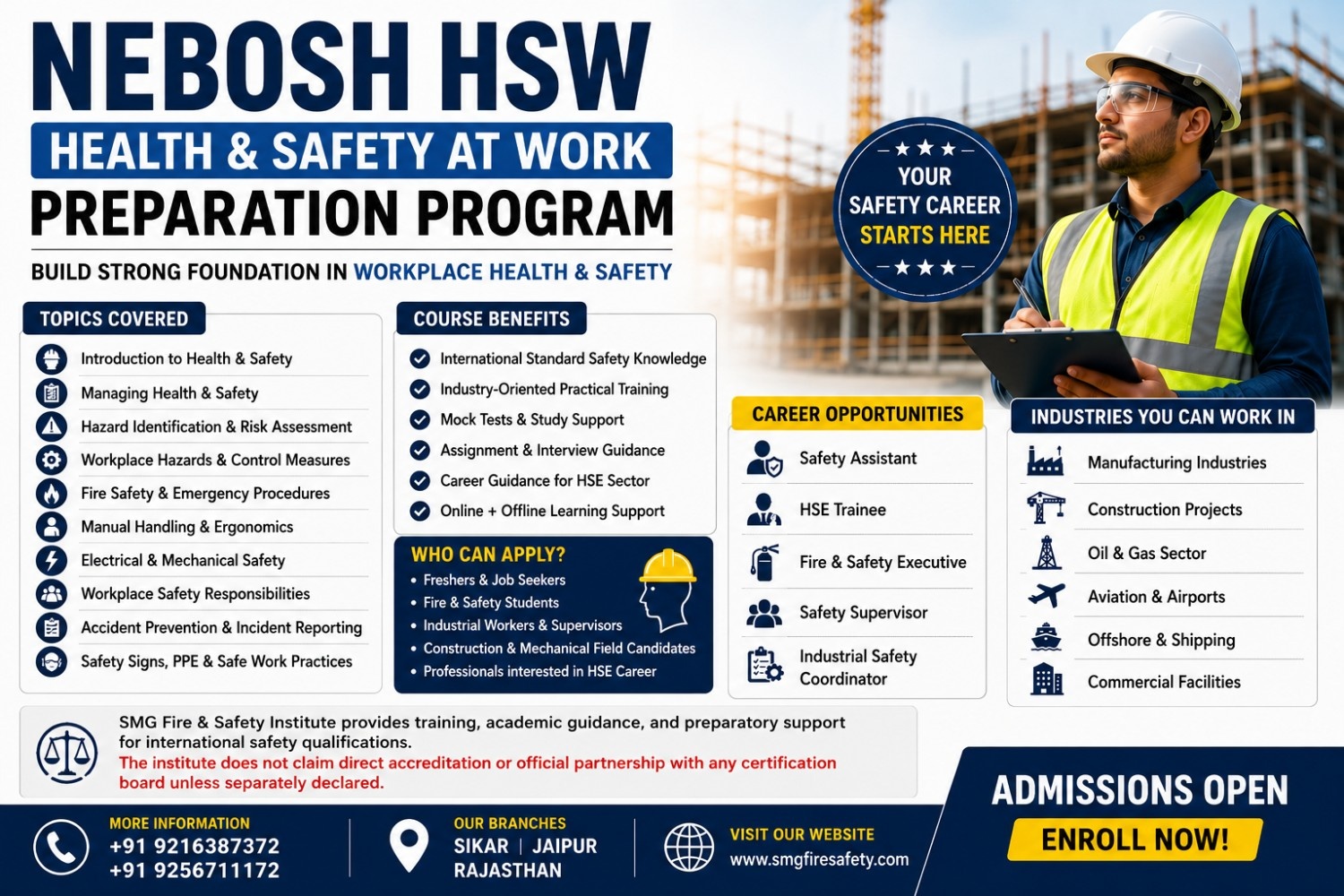 NEBOSH HSW Course Image